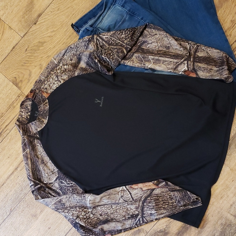 Huntworth Long Sleeve Camo Moisture Wicking